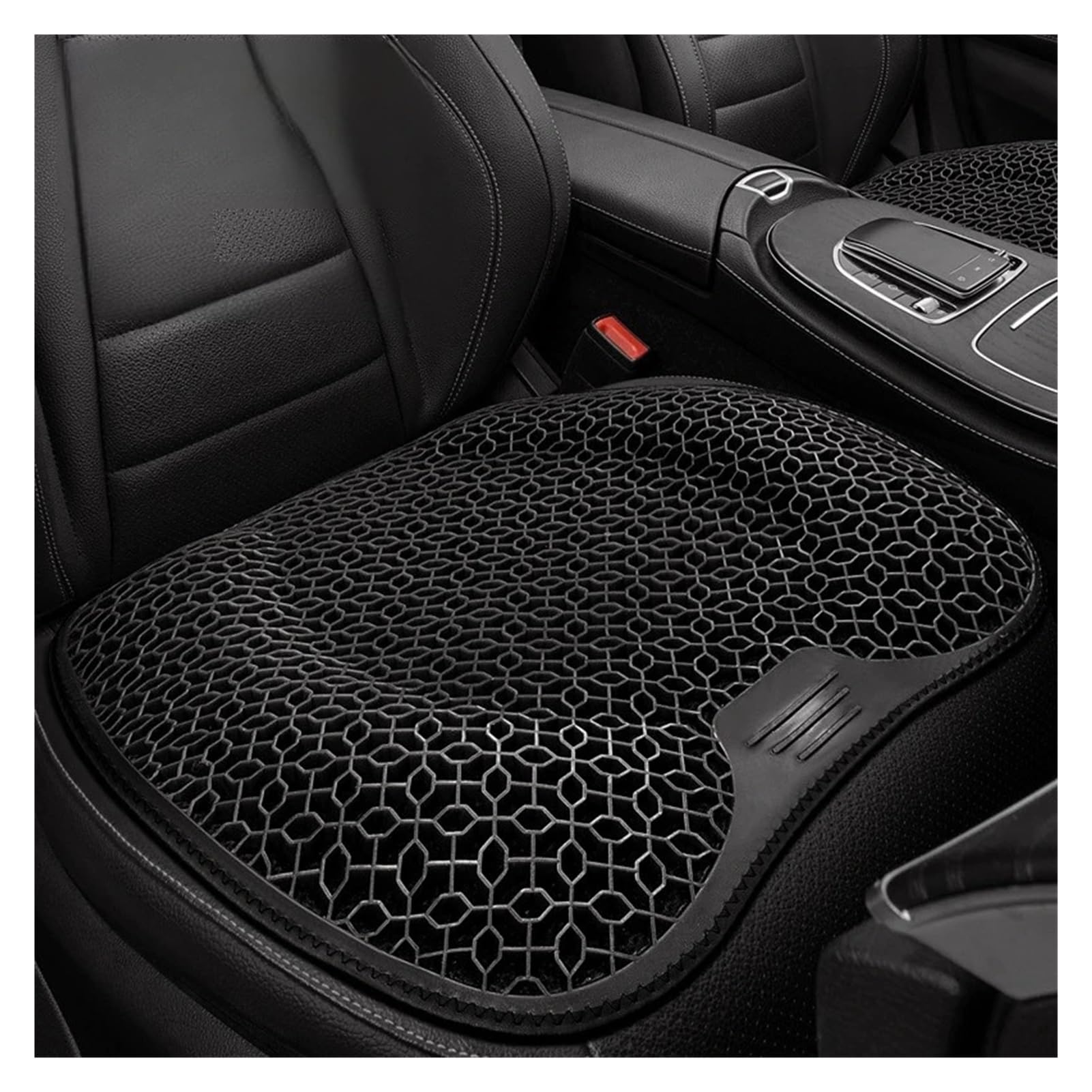 Hviyroi car seat cushion Honeycomb Design Gel Cushion Breathable, Elastic Car Seat(Black)