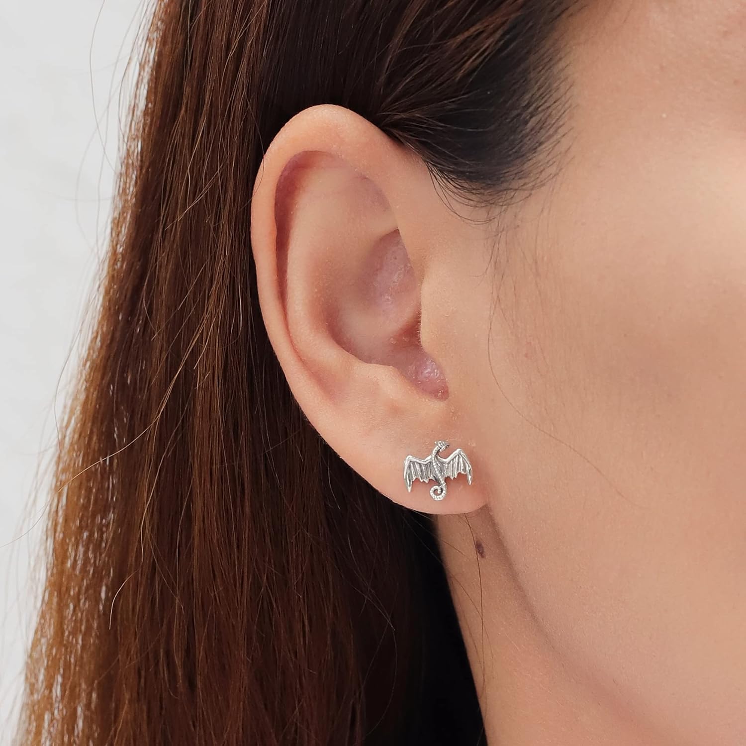 Boma Jewelry Sterling Silver Dragon Stud Earrings - Image 2