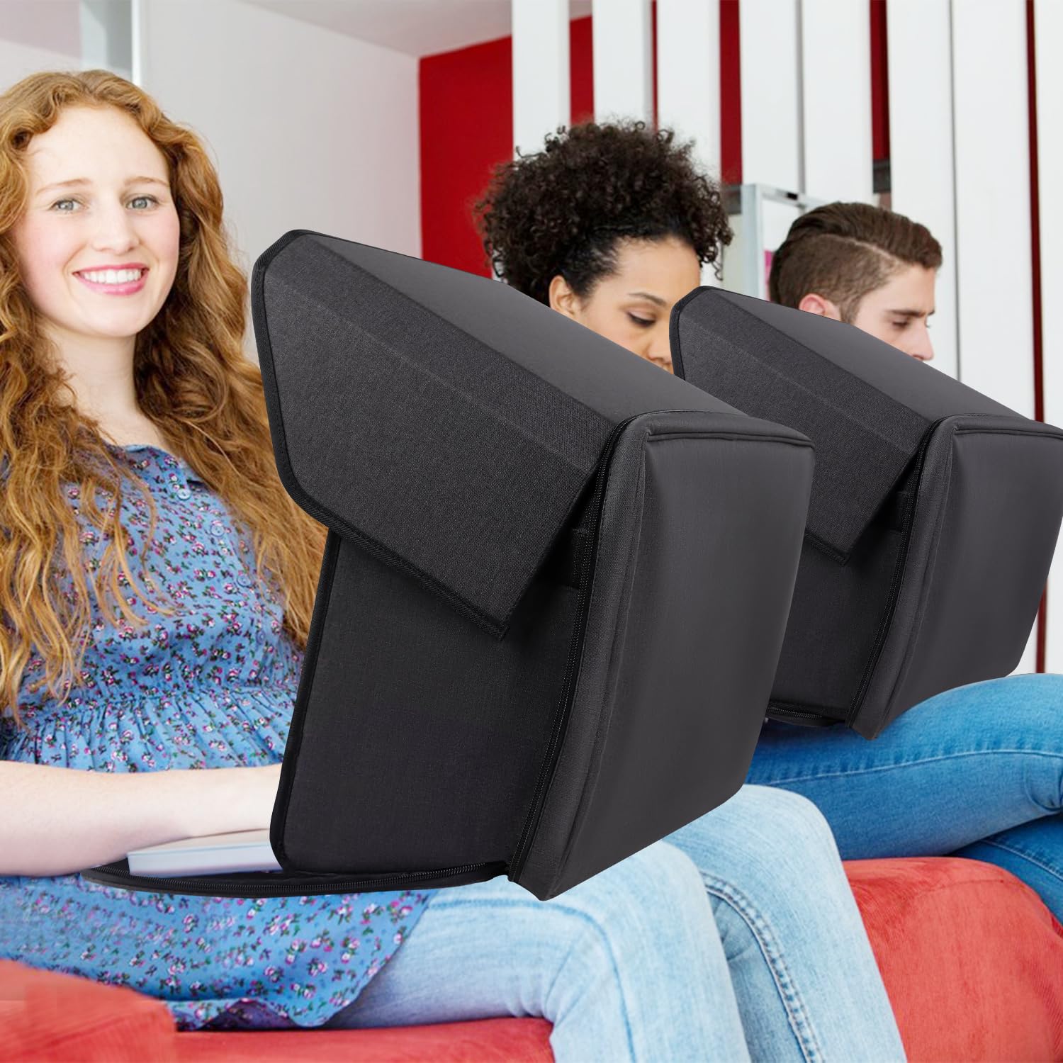 Parasole per computer portatile, protezione solare abbagliante per la privacy, borsa parasole per computer per lavorare all'aperto, pieghevole, copertura esterna per computer da 15 a 16 pollici