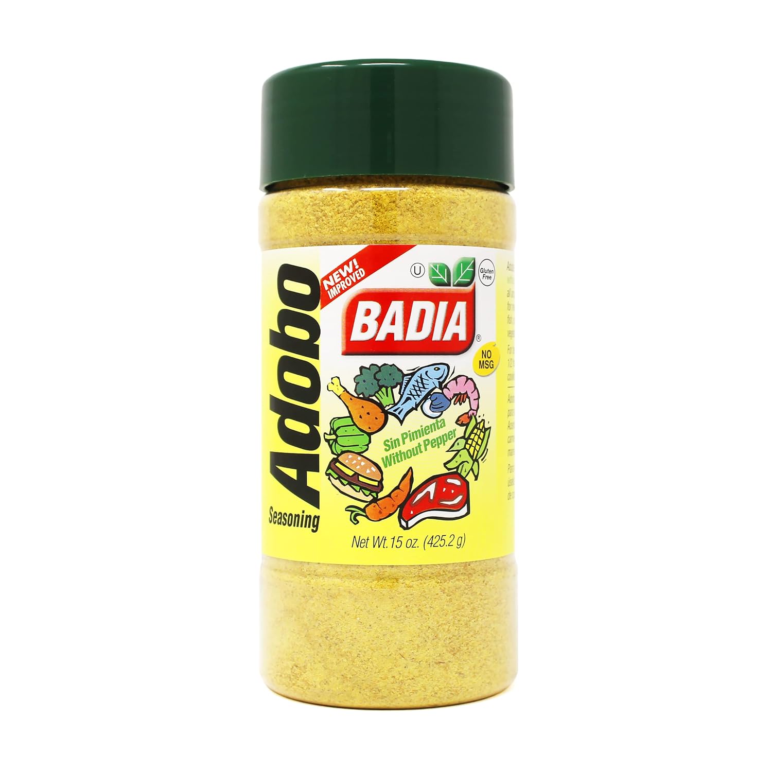 Badia Adobo without Pepper, 2 Pound (Pack of 6)