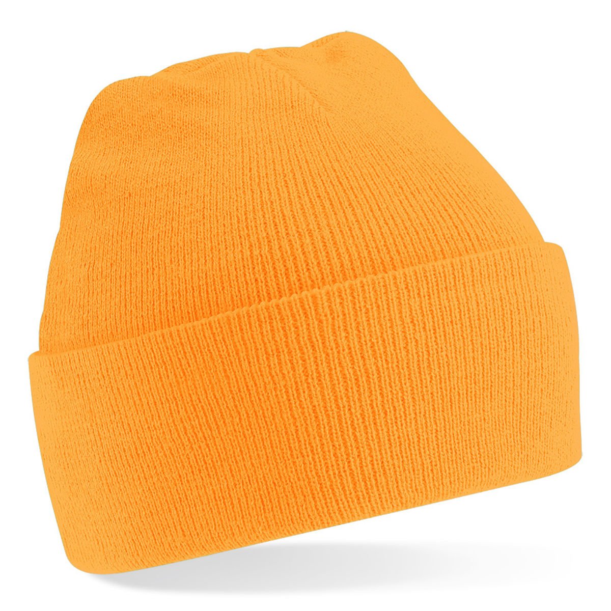 Beechfield Men's Fluorescent Orange Knitted Cap, Various Colours - One Size