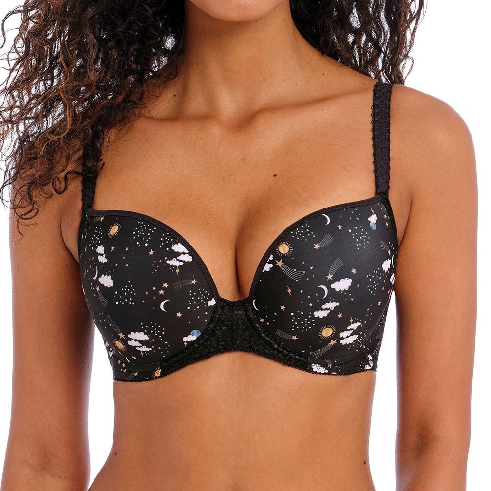 Freya Daydreaming Plunge T-Shirt Bra Celestial Black 28E