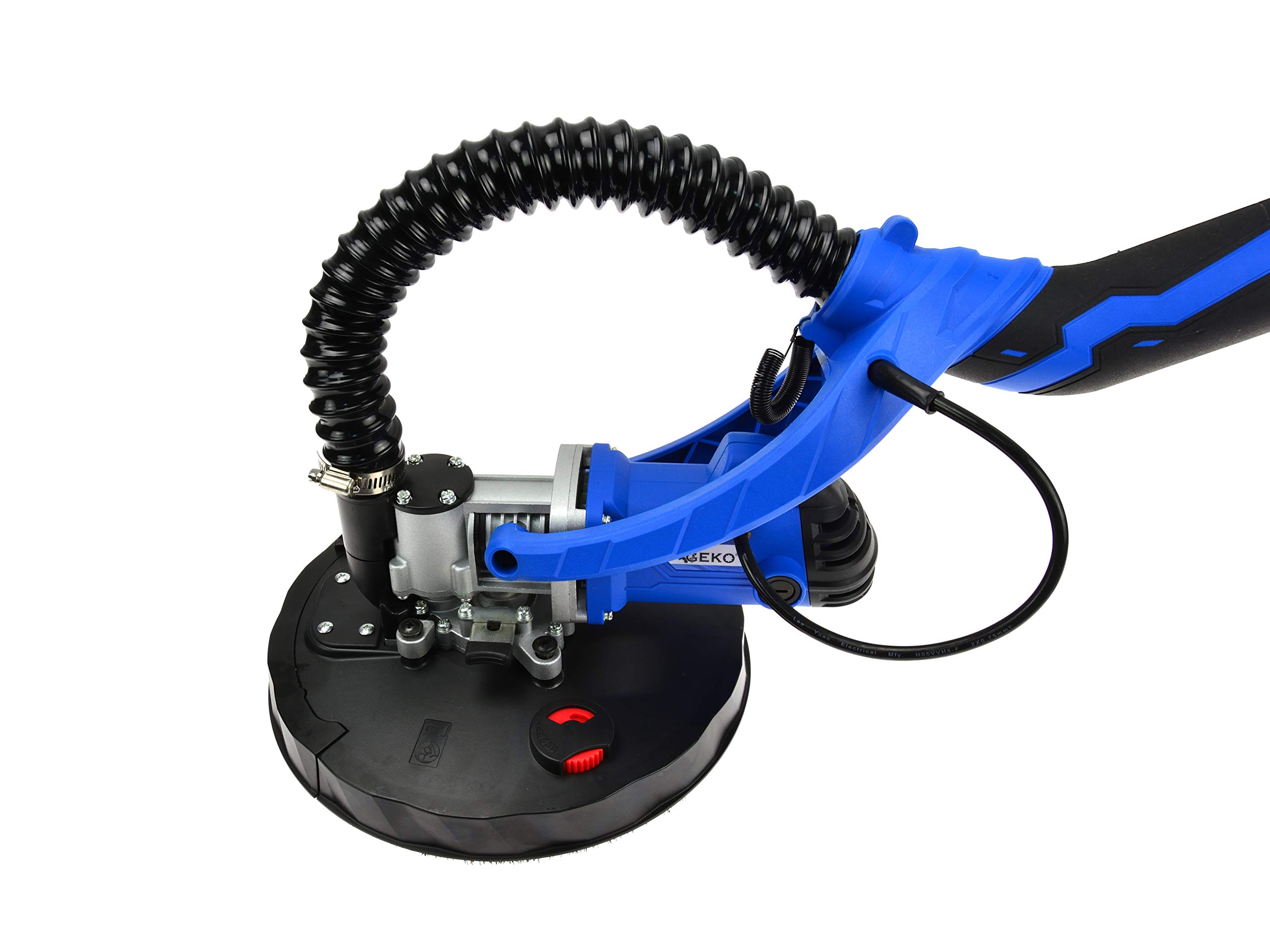 BSD Lijadora de Pared, Lijadora de Techo, Lijadora Telescópica 2 en 1, Lijadora Telescópica para Pared y Techo, Lijadora de Pared con Accesorios y 12 Papeles de Lija -710W, Ø 225mm, 800-1700 RPM