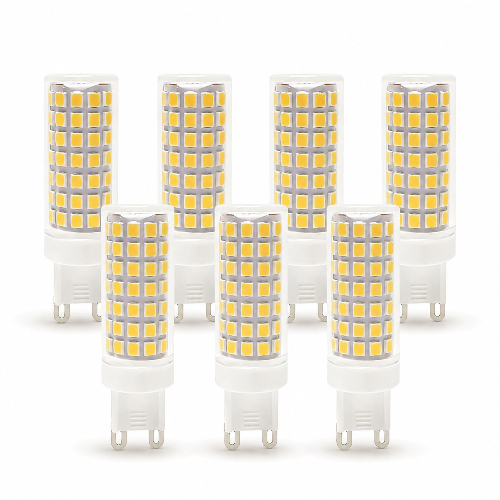 Lampadina LED a Mais G9 a Baionetta Luce Fredda 6000K 9W Equiv 72W Anti-Sfarfallio Brillante 990 Lumen CRI>80 Camera Soggiorno Cucina Corridoio Non Dimmerabile