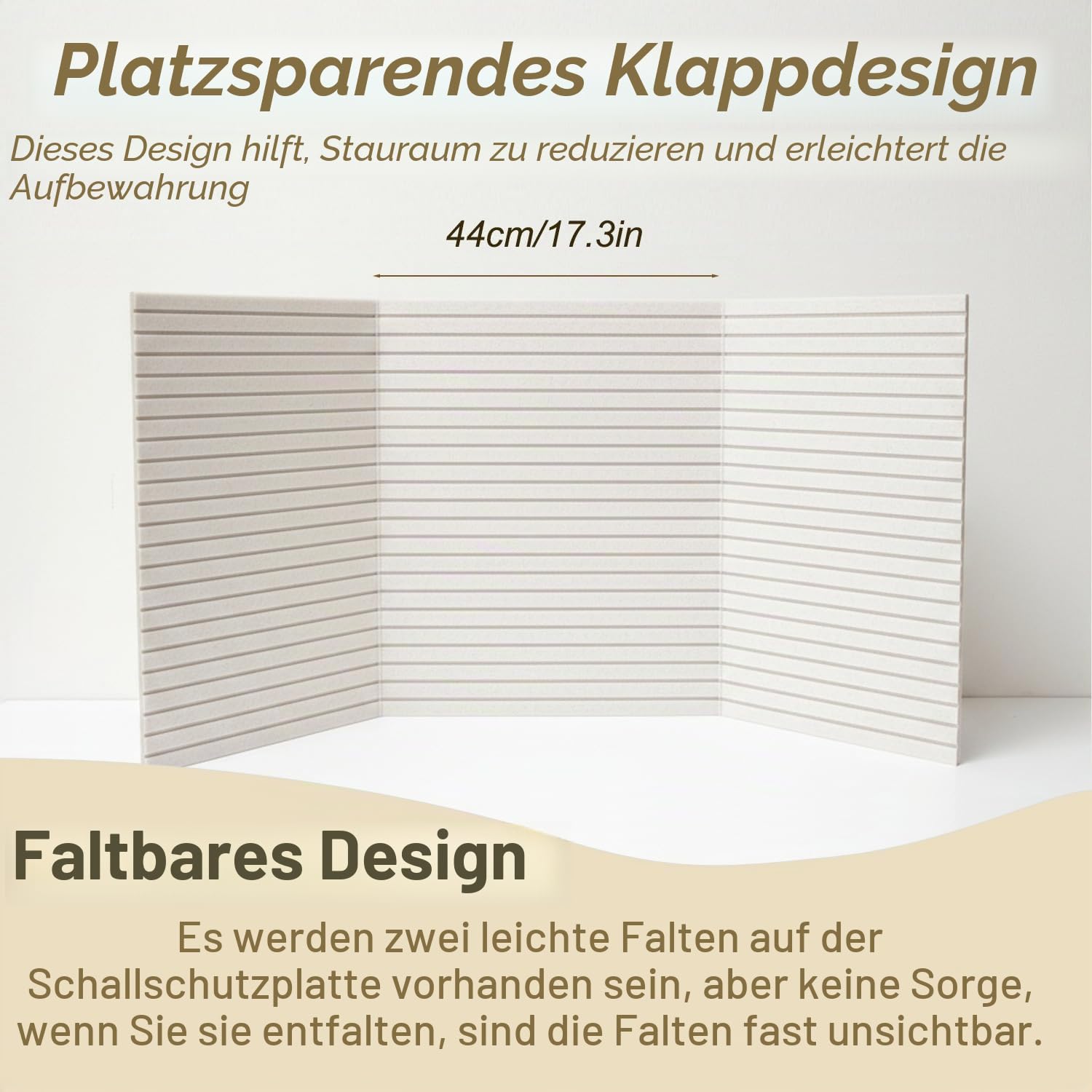 Acidea Groß Akustikpaneele Selbstklebend, 2,88m²- 4 Stück 120x60x1cm Schalldämmung Wand Schallschutzplatten, Selbstklebende Wandpaneel Filz,Wand Sound Proof Panel für Studio Büro Wohnzimmer Haus