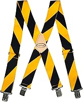 Vista 1 de MELOTOUGH Tirantes para hombre, totalmente elásticos, 2 pulgadas de ancho, tirantes de trabajo resistentes