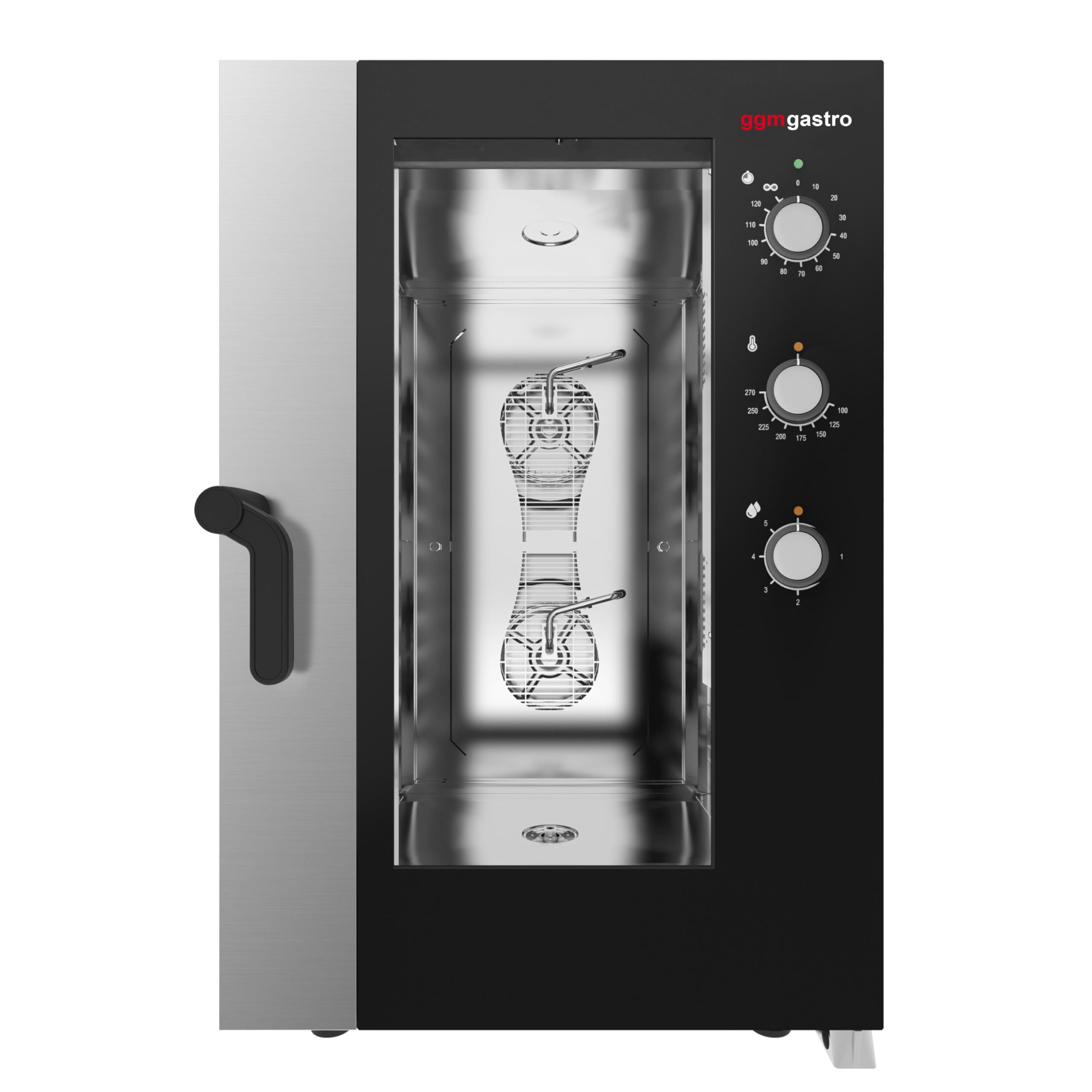GGM Gastro Kombidämpfer 11x GN 1/1 Manuell | Robuste Edelstahlkonstruktion, gleichmäßige Hitzeverteilung, einfache Reinigung, ideal für den täglichen Gastronomiebetrieb