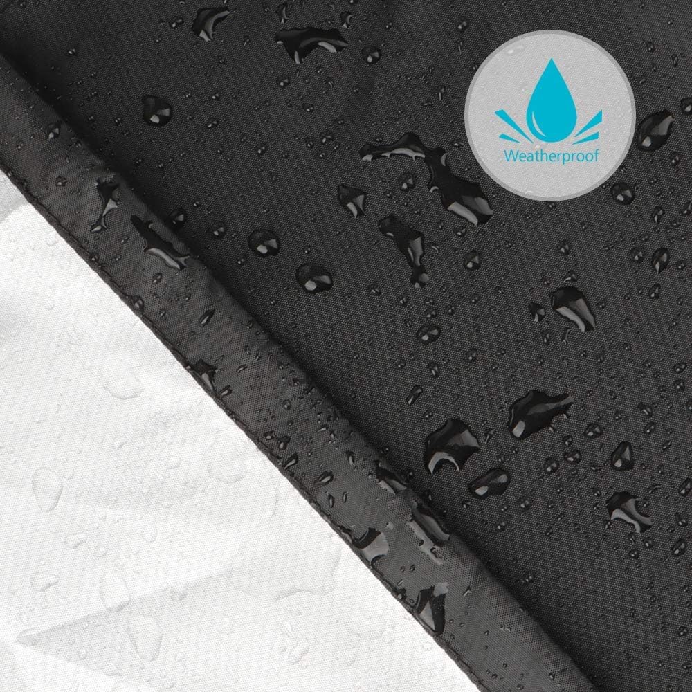 Cubierta para parrilla de 57 pulgadas, cubierta de gas para barbacoa resistente al agua, protección para todo tipo de clima, compatible con parrillas Weber Charbroil, Nexgrill Kenmore y más,