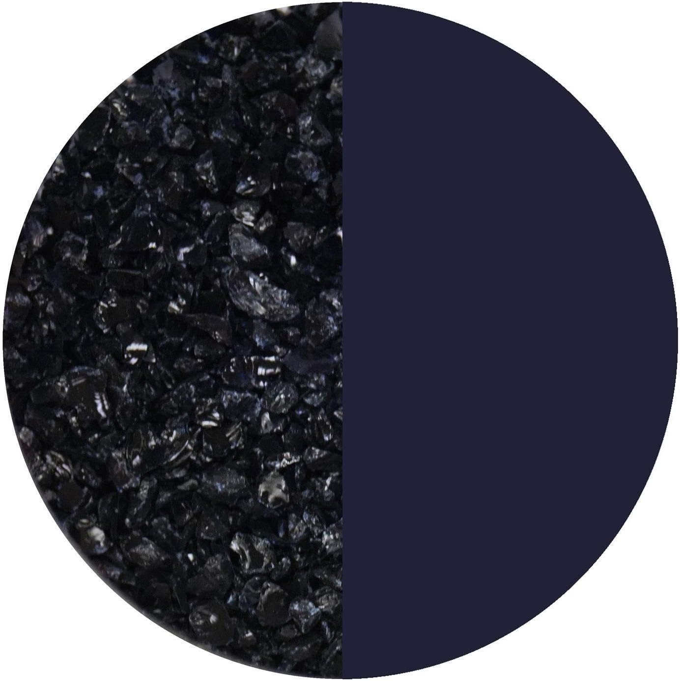 5 Oz Blue Black Opal Medium Frit - 90 Coe