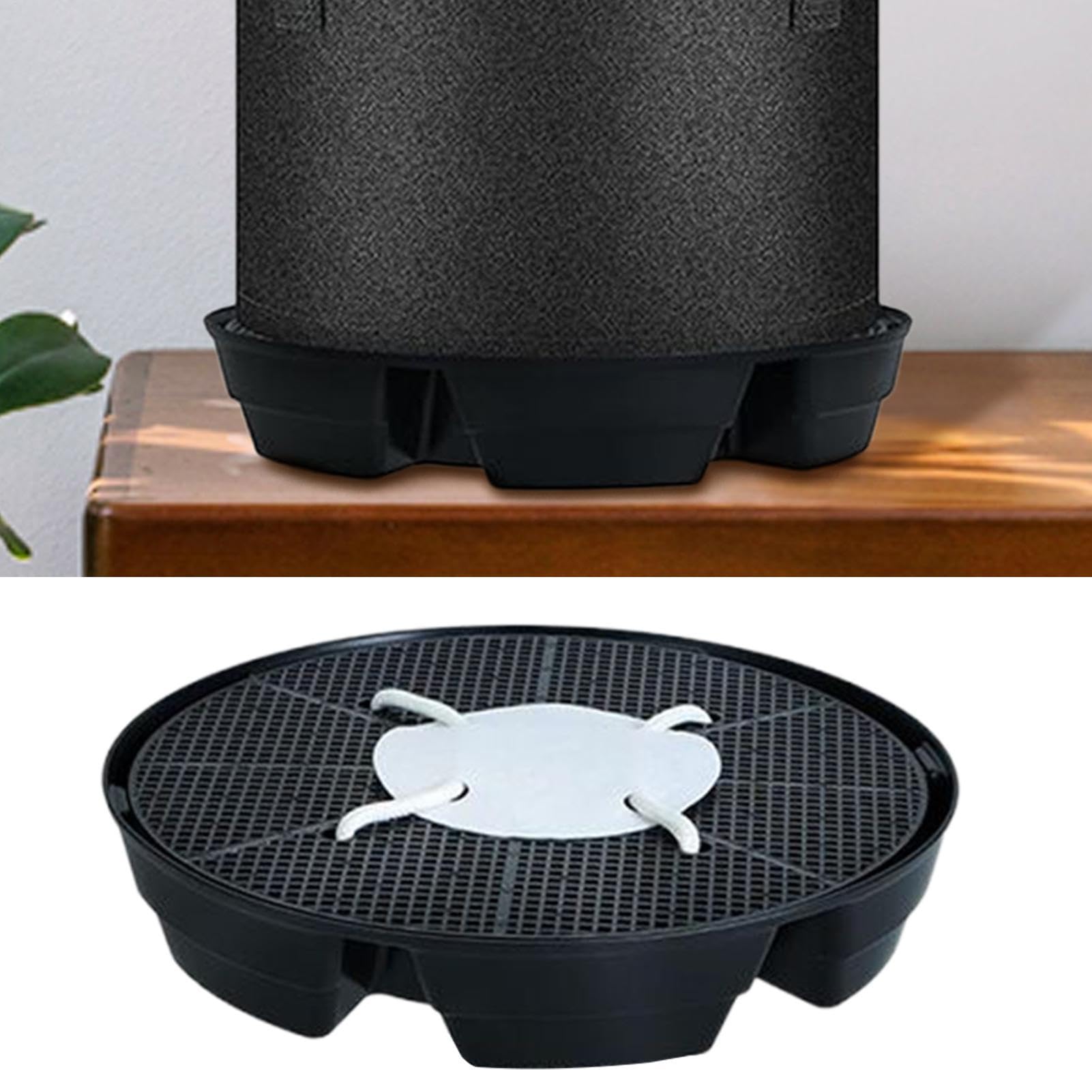 Base Autoirrigante 4 Pezzi Dispositivi Giardinaggio Fiori Da Vaso | Sottovaso Con Irrigazione Automatica Per Serra, Patio, Sentiero, Cortile, Fattoria, Tenda Da