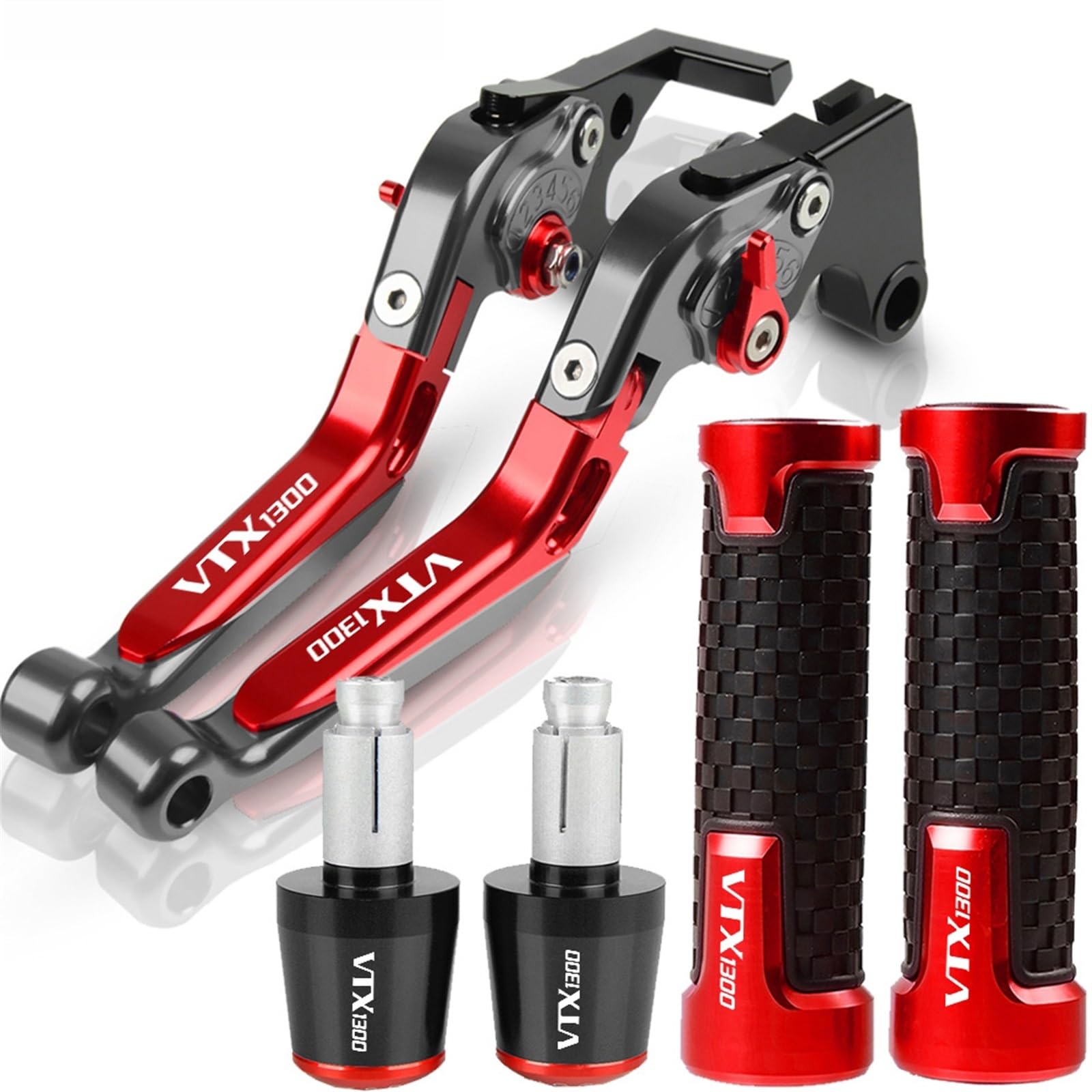 Leviers d'embrayage de frein de moto pour cruiser confortablement en VTX 1300 Fury