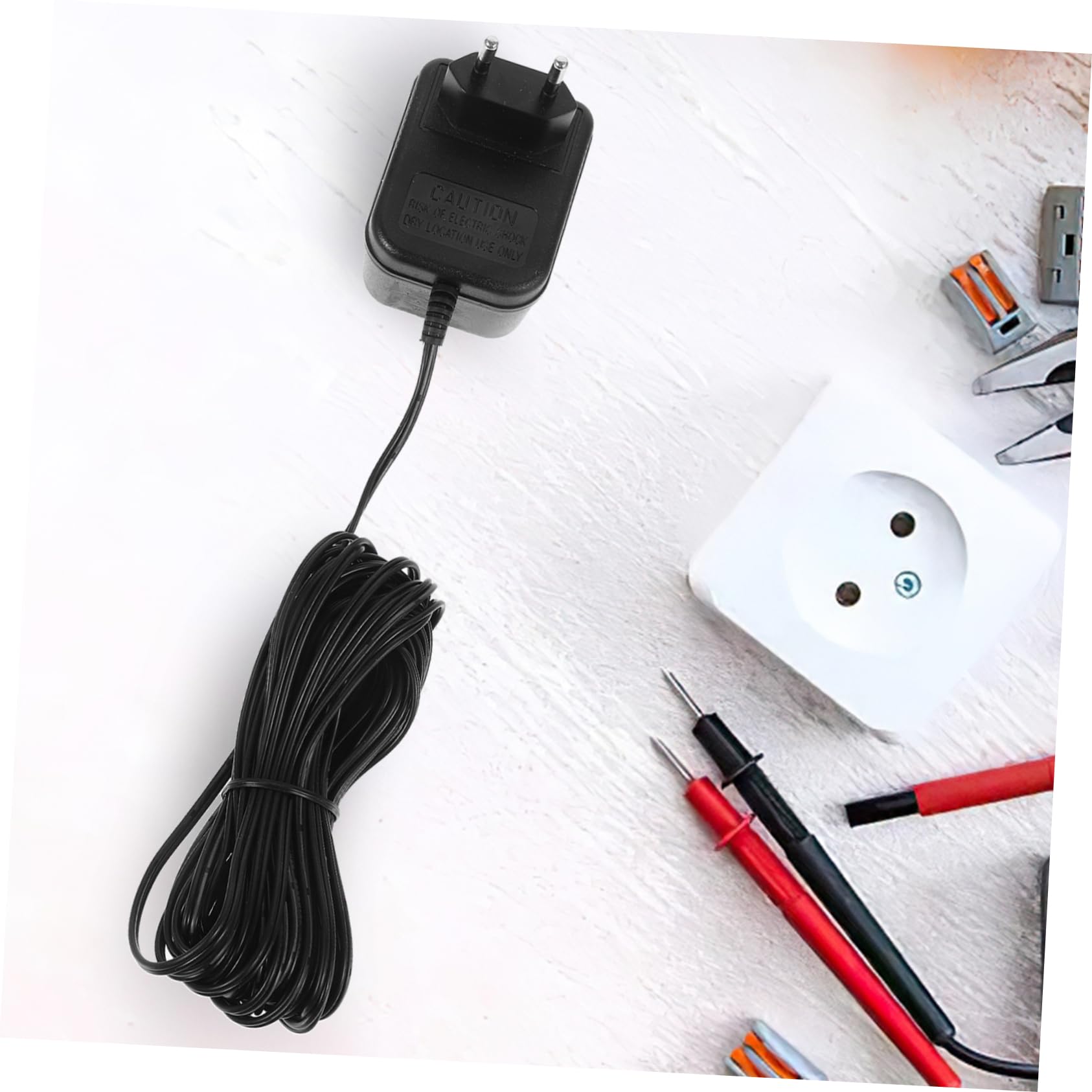 SHINEOFI Transformateur De Sonnette 24V 500Ma Adaptateur Secteur Pour Sonnette Vidéo Blink Avec Cordon Long Conforme Normes Européennes Pour Usage Domestique