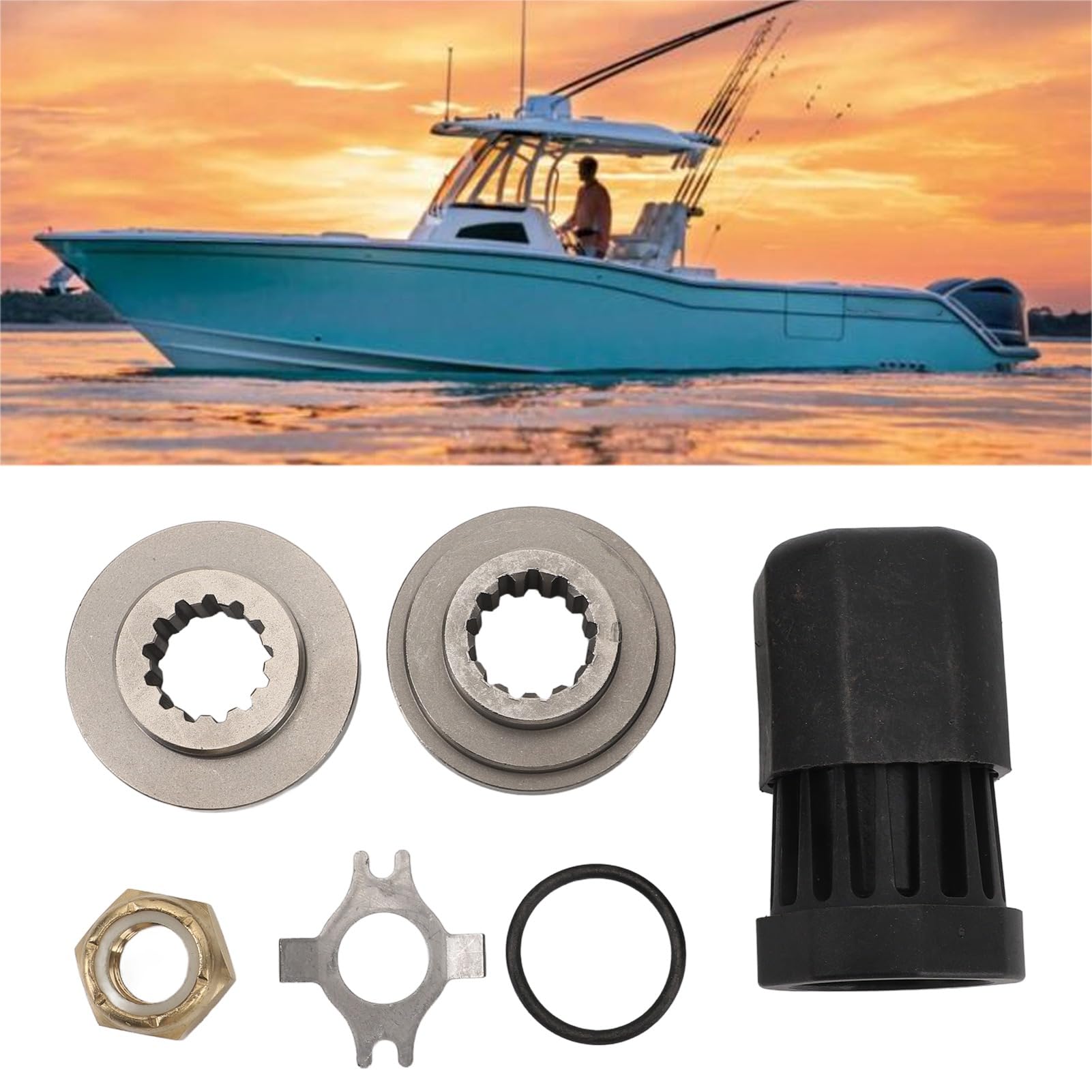 Kit Moto Motorino Esploso Marinaio Elabora Rondella di Spinta in avanti Impostato per Le Aboie 40-64 Tratto, Kit Fuoribordo Marinaio, Rondella di Spinta