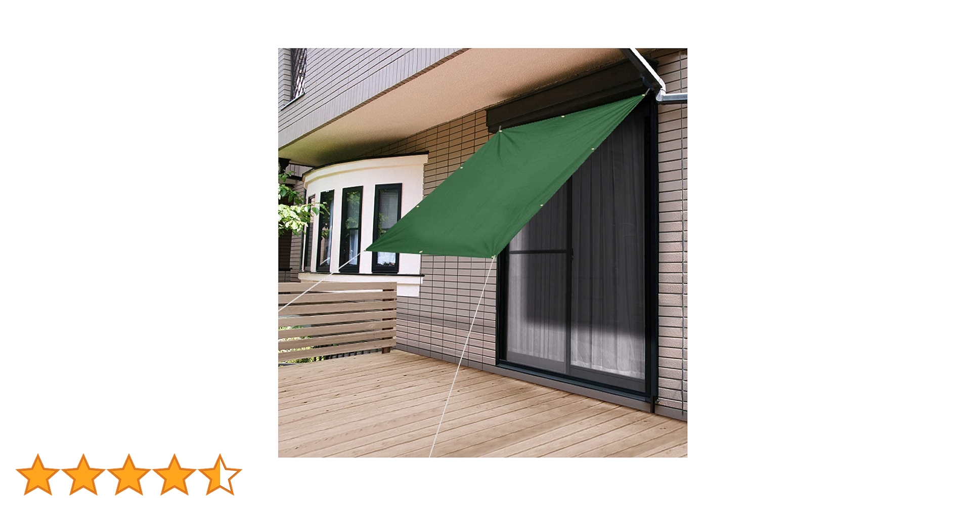 ９月29日発送　SKANDA 3点セット Amazon | FIELDOOR 日よけ サンシェード 200×190cm 【グリーン