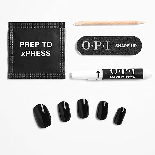 Miniatura 6 de OPI xPRESSON Press on Nails  Short Round Classic, Long Almond & Coffin Shape Press-On Professional Nail Art Kit