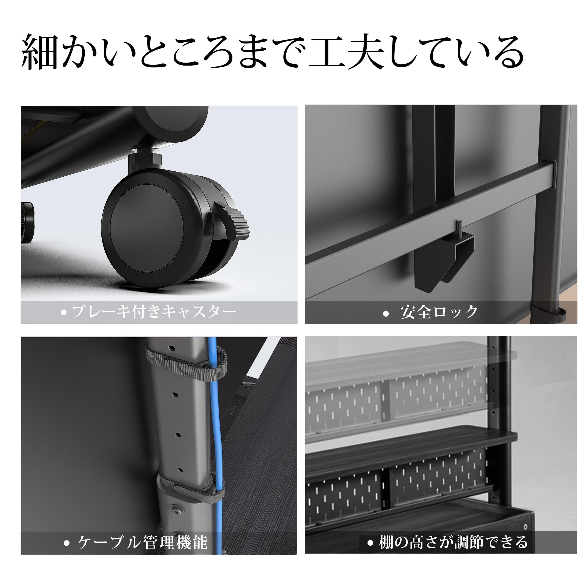 Amazon.co.jp: FITUEYES テレビスタンド Kシリーズ テレビ台 マウント