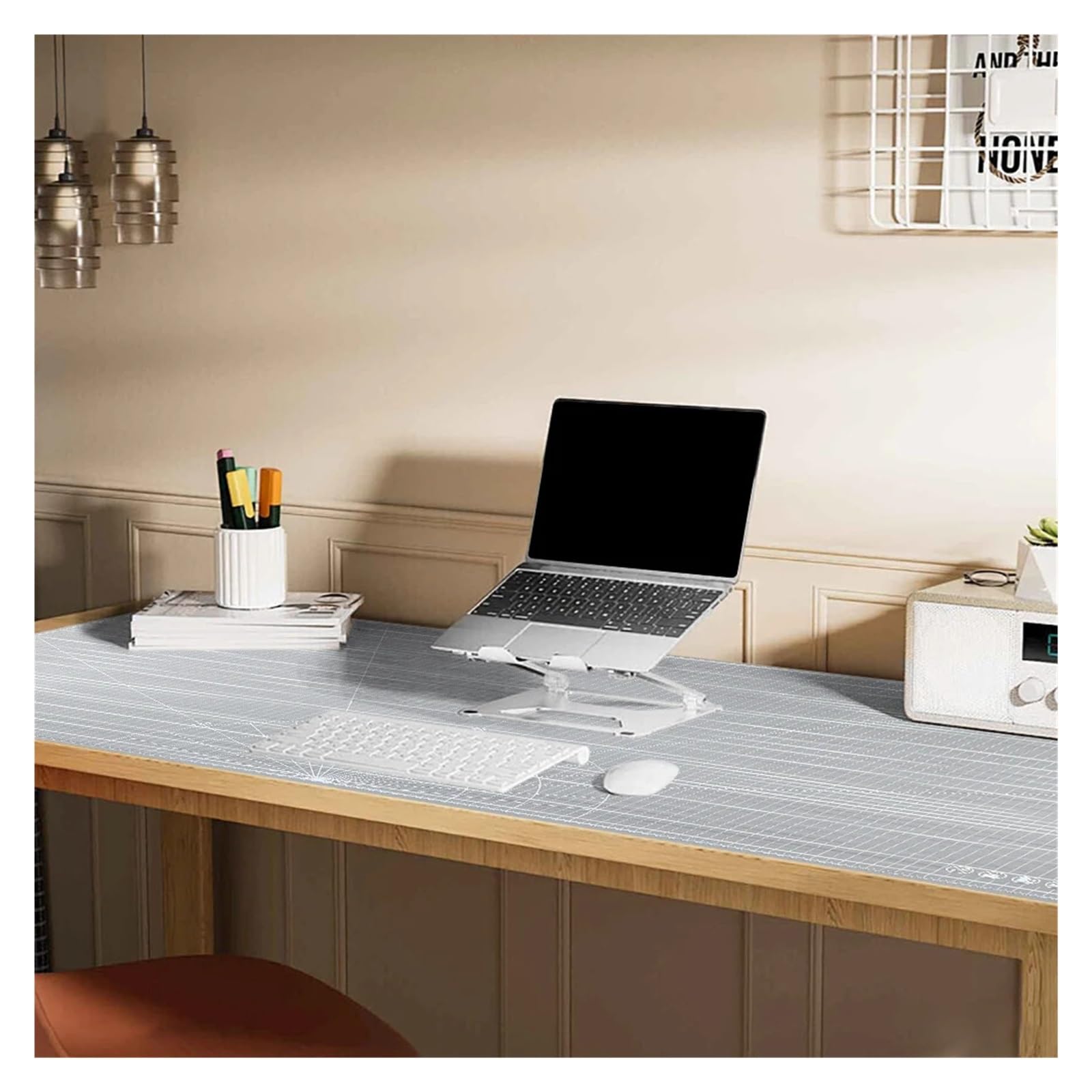 Self Healing Cutting Mats 1pc 120x60cm gray-black cutting board tool, 0.3cm thick double-sided PVC mat, DIY desktop pad for leather Craft
