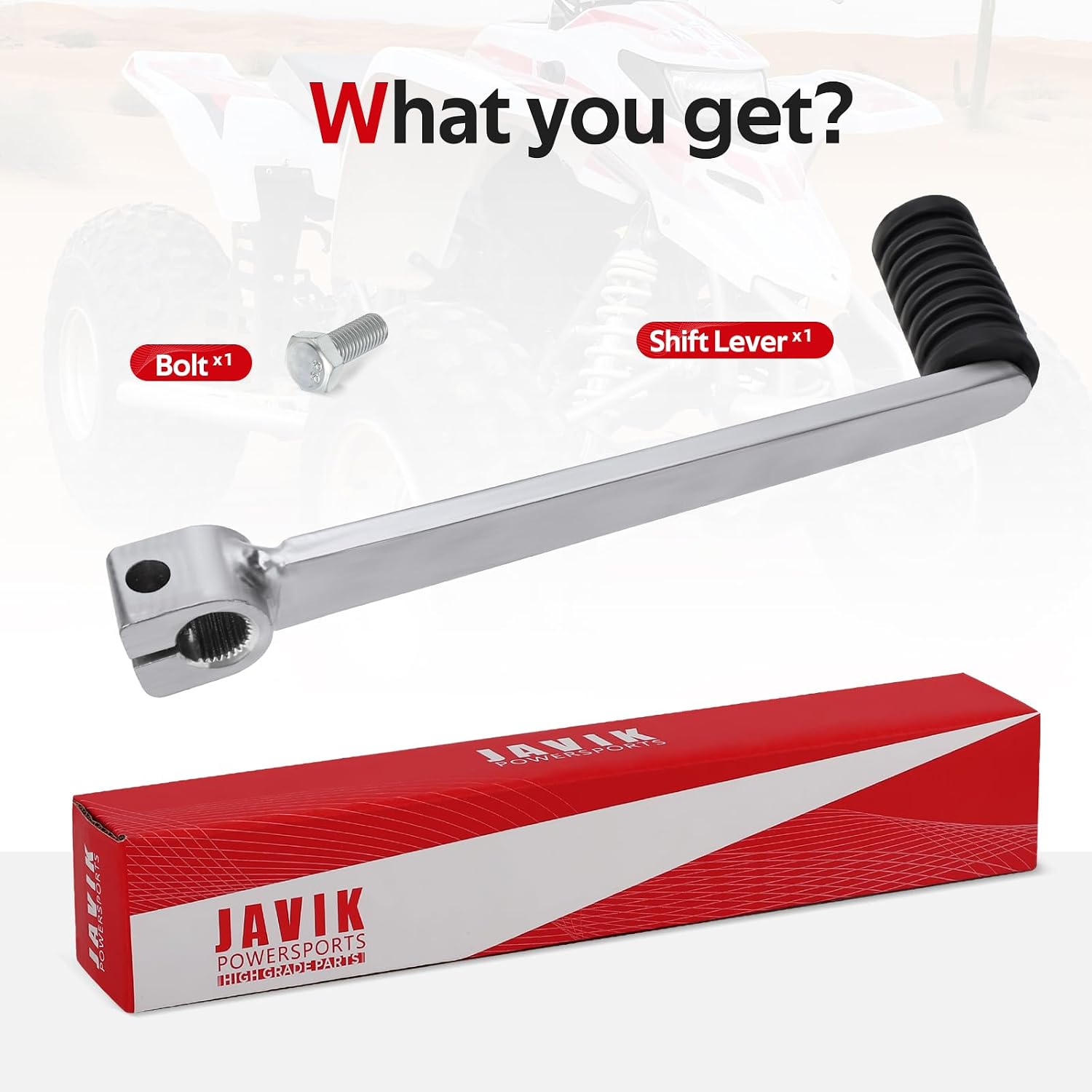 JAVIK for Yamaha Blaster 200 Gear Shifter Shift Lever Pedal YFS200 1988-2006 O.E.M# 2XJ-18110-10-00