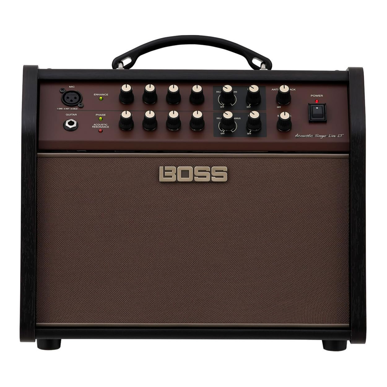 BOSS Acoustic Singer Live LT ACS-LIVE LT Acoustic Guitar and Vocal Amplifier, for acoustic/electric guitar and a vocal mic