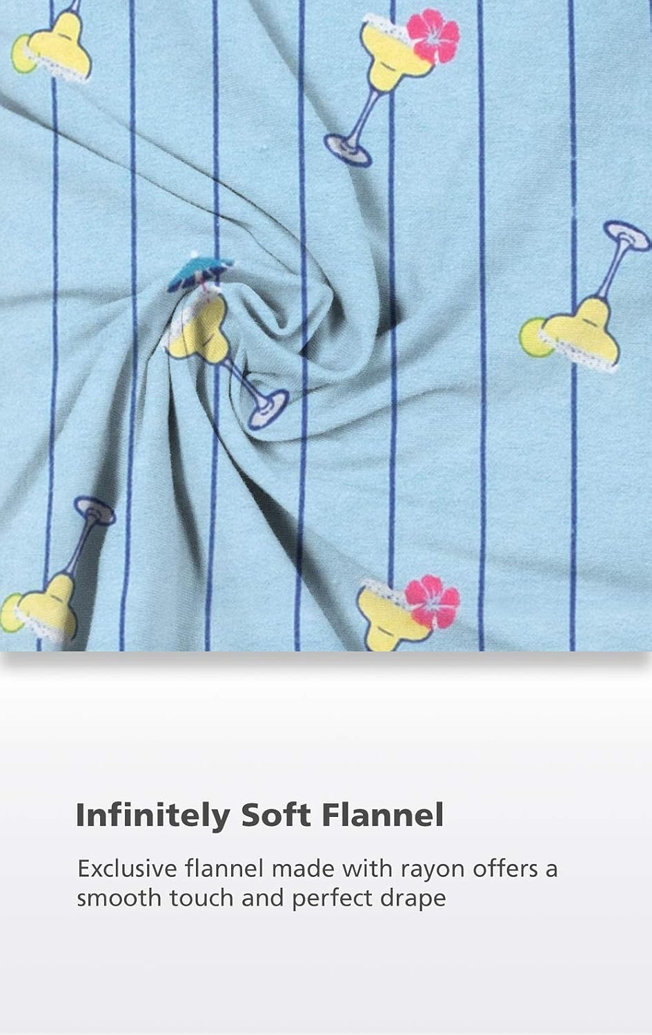 PajamaGram womens Margaritaville Pajamas for Women Cotton - Image 5