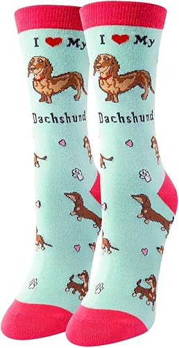 HAPPYPOP Calcetines novedosos de pato, vaca, gato, perezoso para niñas, divertidos regalos de pato, gato, perro, conejito para mujeres, regalos de