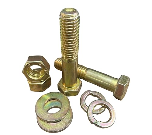 Miniatura 5 de M&M Fasteners 3,765 piezas de tornillo de tuerca gruesa de grado 8 (tornillo de cabeza hexagonal) y kit surtido de arandelas con cubo de perno de