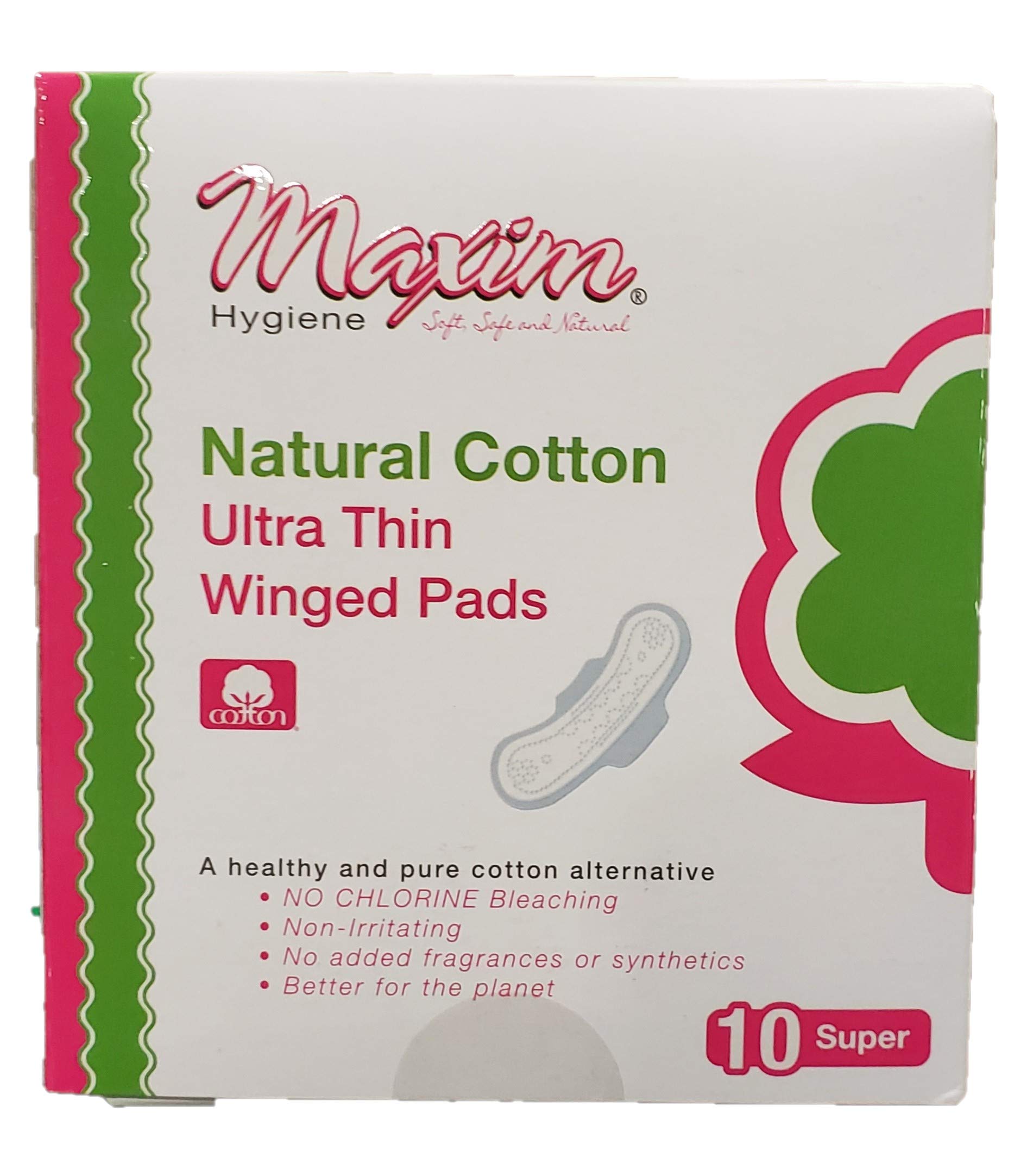 Maxim Hygiene ProductsPads Ult Thin W/Wings Sup 10 Ct