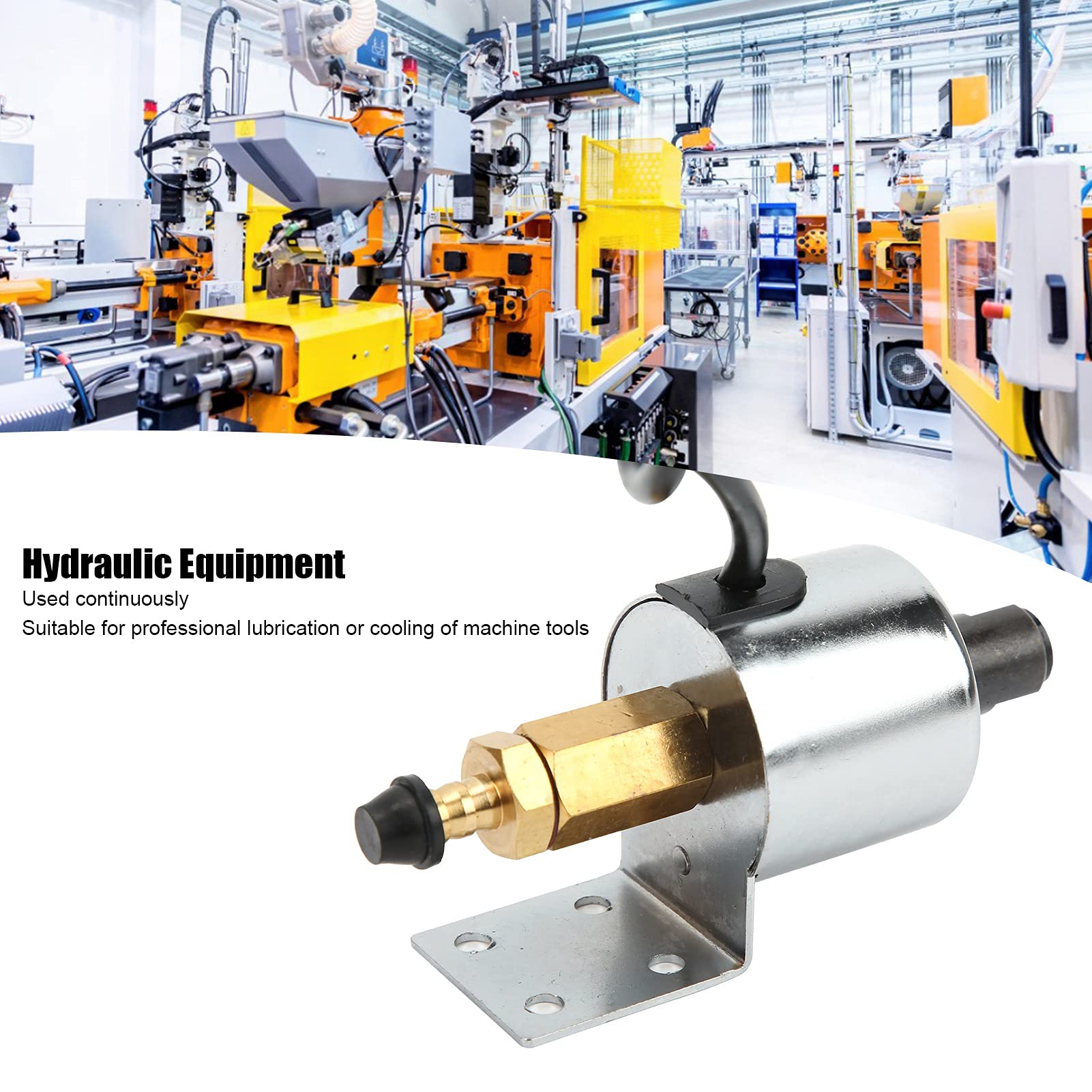 Automatische Schmierölpumpe mit Filter, Mini-CNC-Schmierpumpe 400-500cc/min, AC 220V Ölpumpe für Schleifmaschinen, Fräsmaschinen, Bohrdrehmaschinen - Edelstahlgehäuse