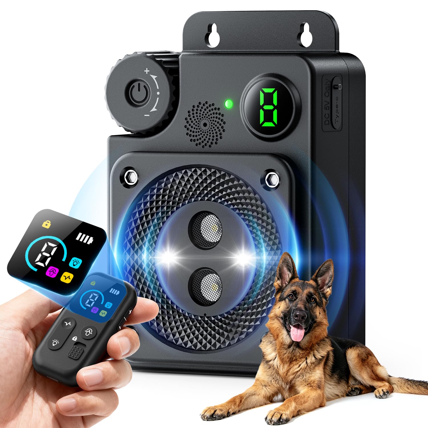 Photo 1 of PUXUROX Anti Barking Device for Dogs, Dog Bark Deterrent Devices,3 Modes Ultrasonic Bark Box with Remote Control, Anti Barking Device Long Range 50ft, for Indoor & Outdoor Use (2026 Upgrade)