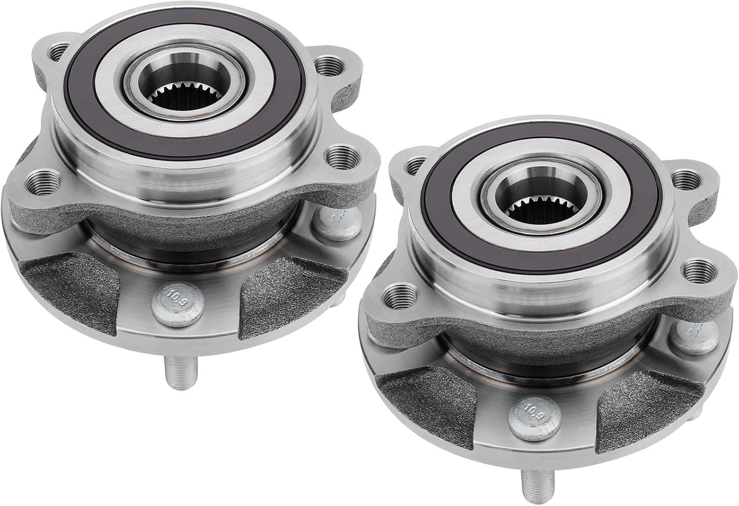 MAYASAF 513257 [2 Pack] Front Wheel Hub Bearing 5 Lugs w/ABS for Lexus 2010-12 HS250h, Scion 2011-16 tC/2008-15 xB, for Toyota 2012-16 Prius V/2006-12 RAV4 2.4L 2.5L (2 PCS)