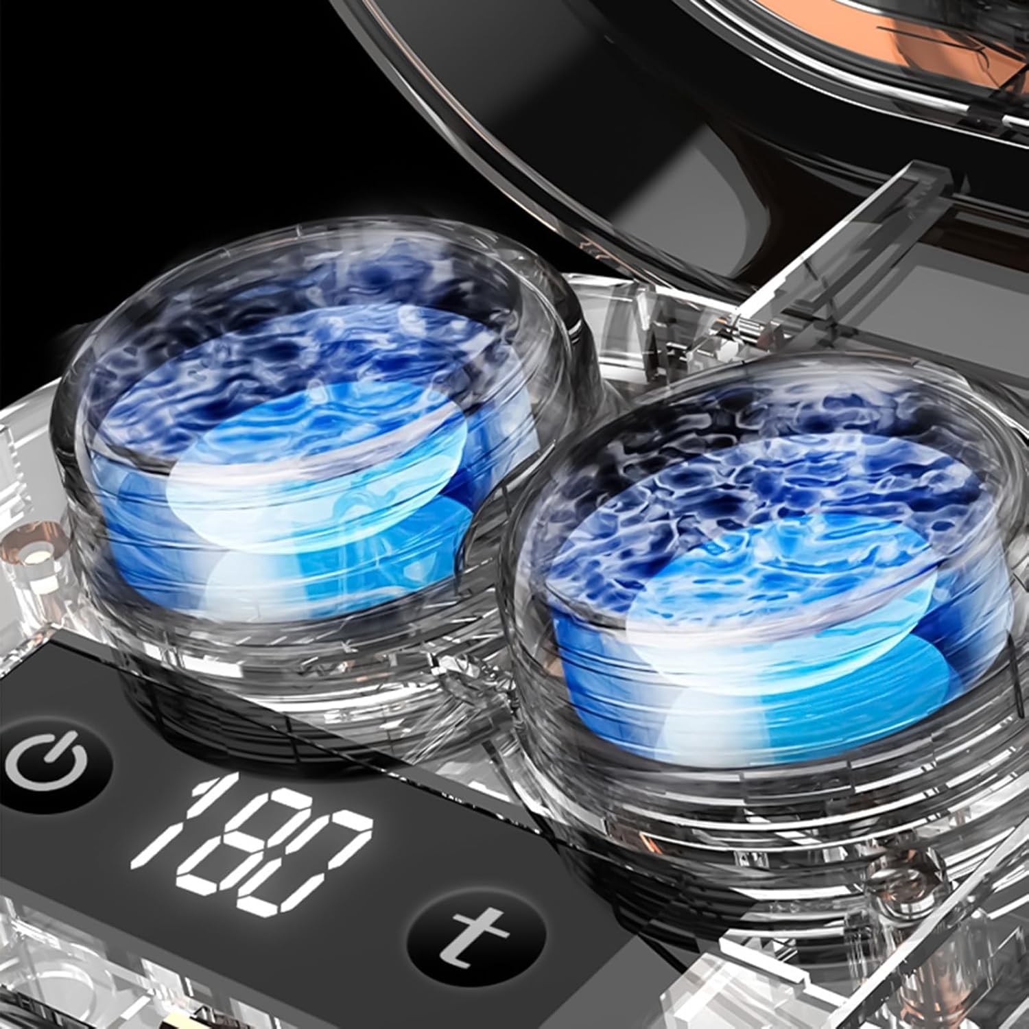 Lens Cleaning Ultrasonic Device Contact Lens Care Tool - Portable Cleaner for Daily Use | High Precision ABS with Timer Function, Deep Cleans Effectively Preserving Quality 3.94x2.56 in