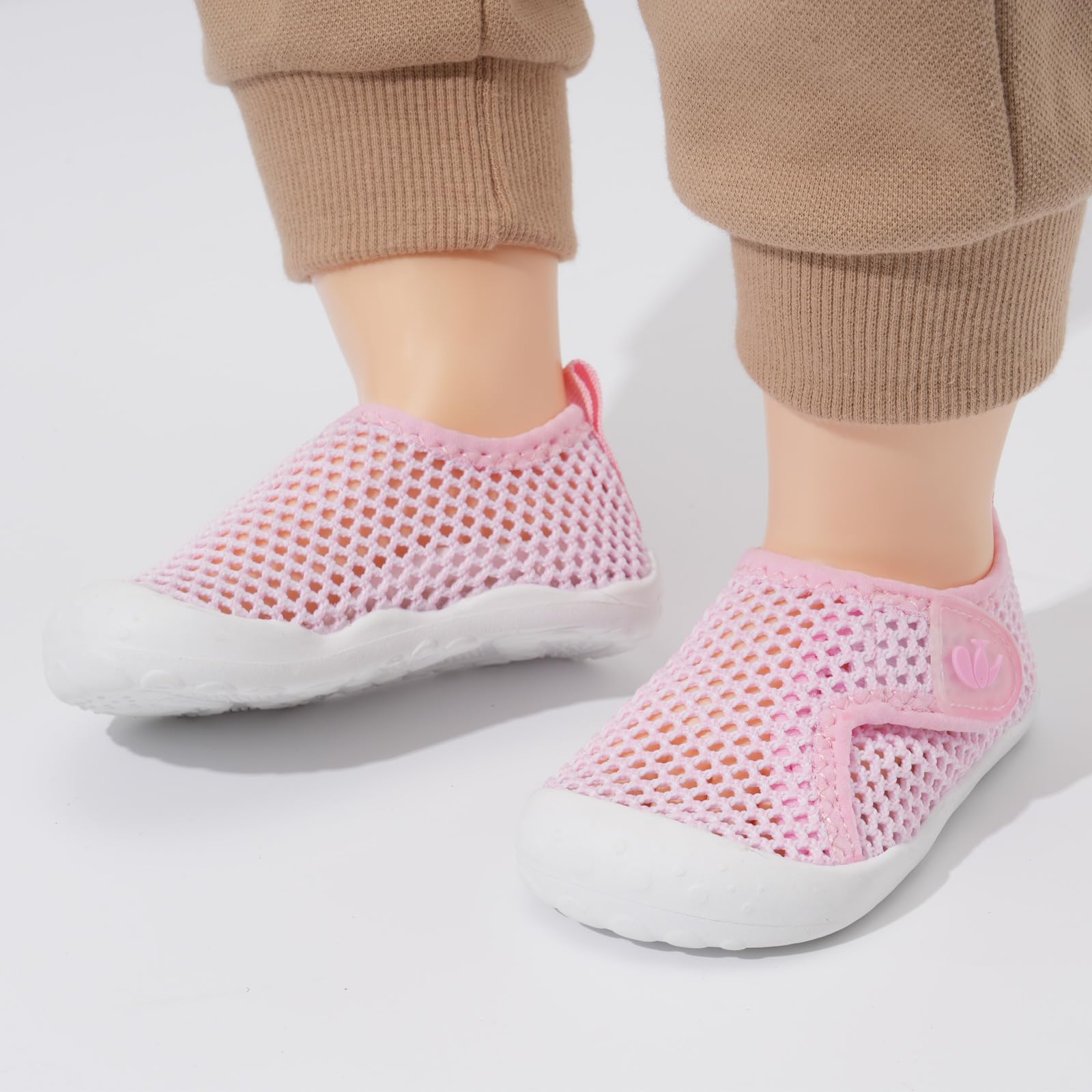 JOINFREE Baby Wide First Walking Shoes Boys Girls Barefoot Shoes Quick-Dry Kids Water Socks for Beach Swim Pool - 2