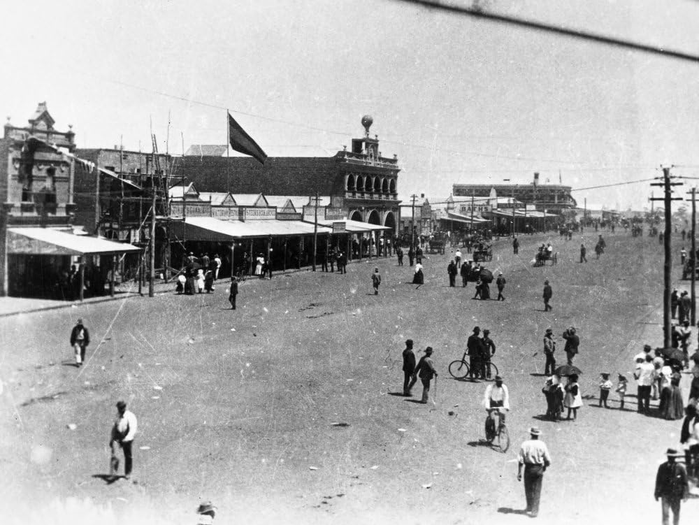 Amazon.com: Australia Gold Rush 1895 Nbayle Street In The Town Of ...