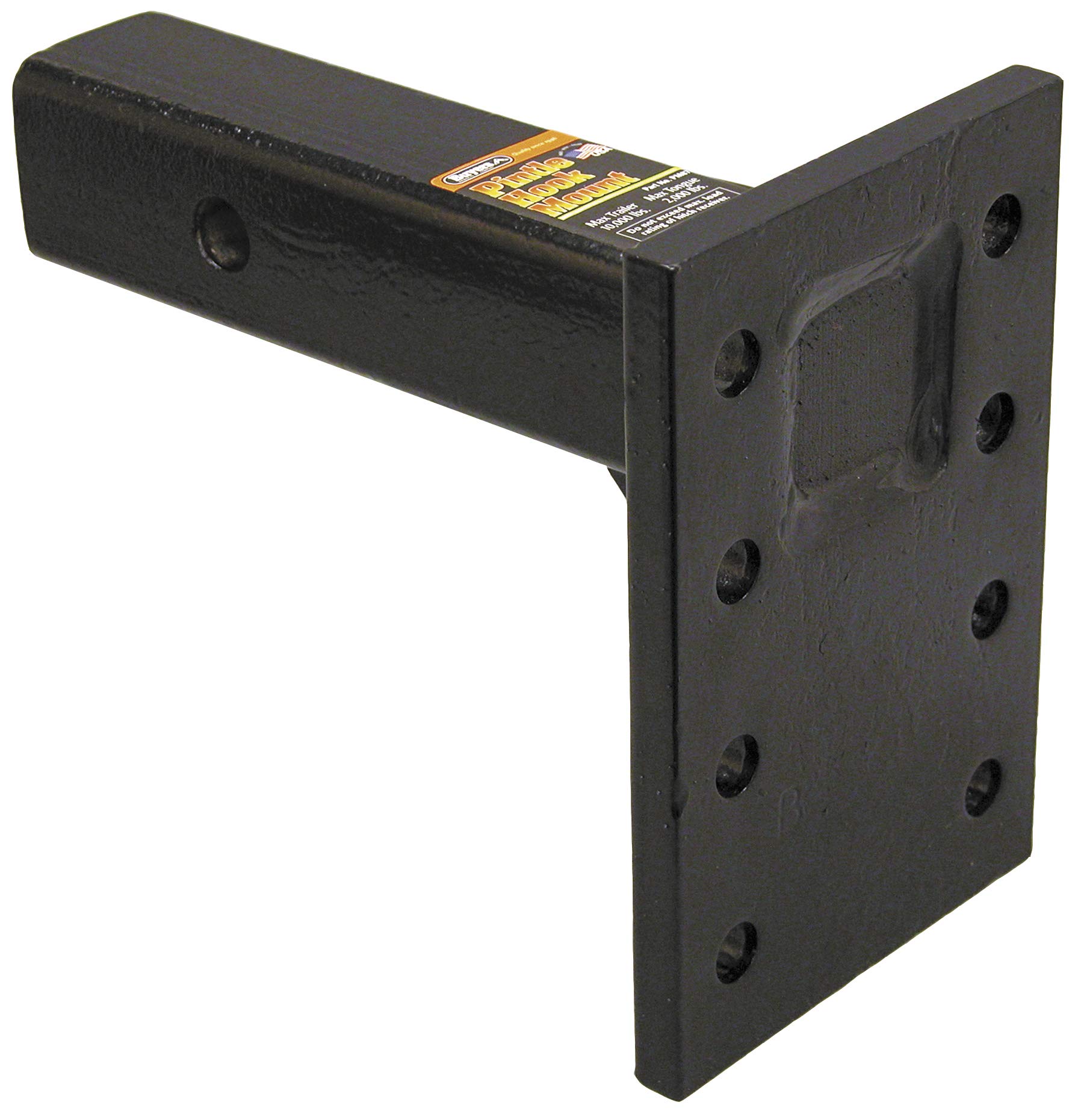 Buyers Products PM87 - Soporte de Gancho de 3 Posiciones, Negro, vástago de 9 Pulgadas