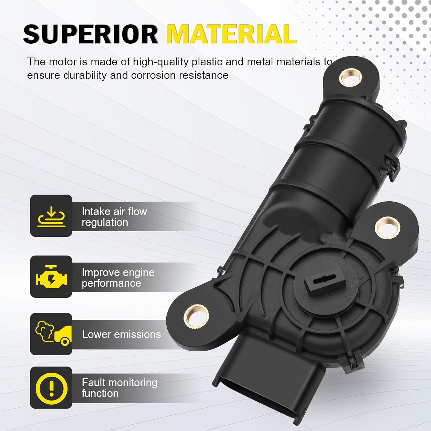 911-922 Engine Intake Manifold Runner Control Motor Valve Fit for 2008-2013 Hyundai Kia Tucson Fe Sonata Forte Sorento Sportage, Replace 28323-2G000 28323-2G300