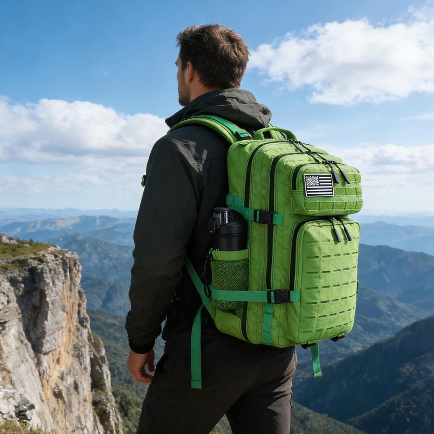 Military Tactical Backpack 45L/25L 3 Day Assault Pack Molle Daypack Hiking Backpack for Men and Women - Image 6