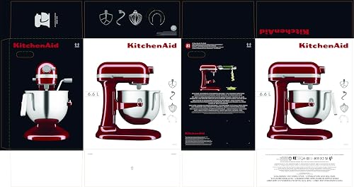 KitchenAid HEAVY DUTY ROBOT PÂTISSIER À BOL RELEVABLE 6,6L - ROUGE EMPIRE 5KSM70JPXEER - 3
