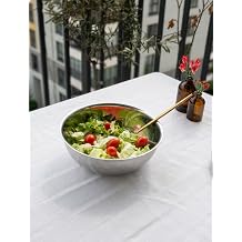 1 Adet Paslanmaz  elik Bol Kase 20 Cm Salata Taba  Salata Kasesi