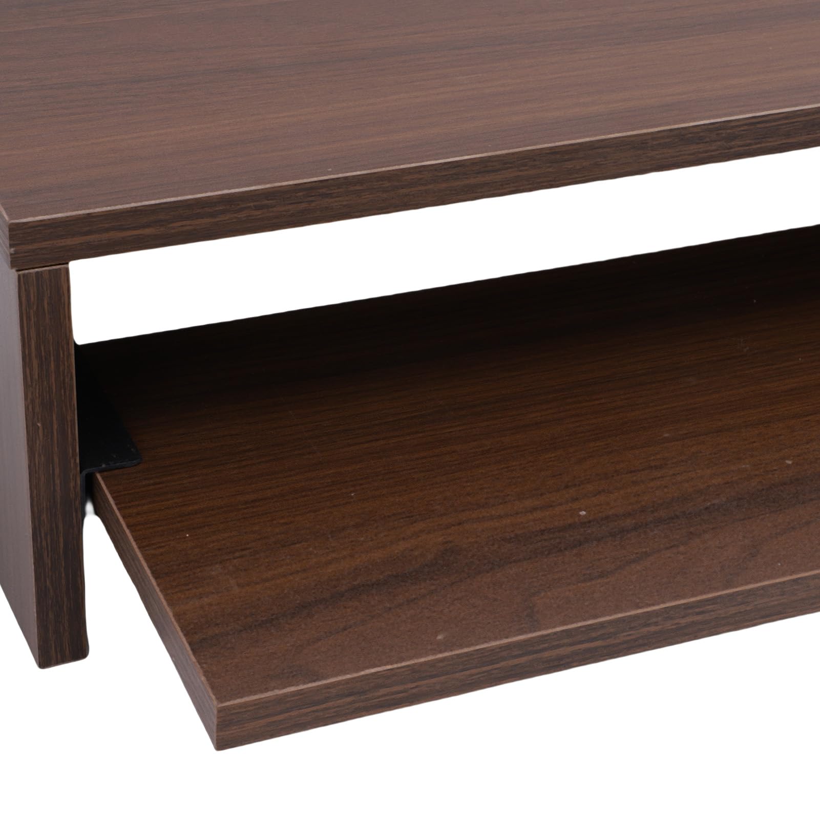 Cosiki Rialzo per Display da Tavolo con Hub USB e Prese CA per Ufficio Domestico, Supporto per Schermo per Laptop in Legno da 20", Struttura Robusta e Regolabile in Altezza (1)