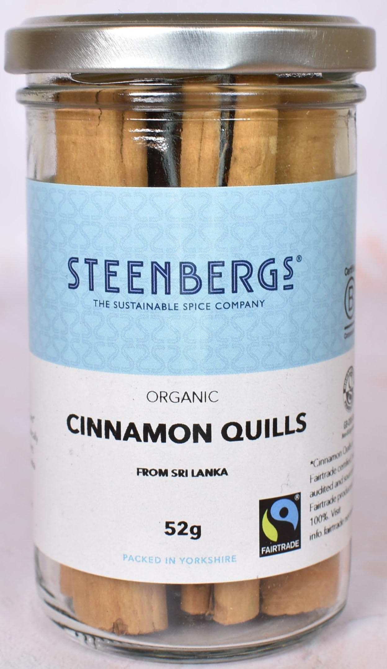 Cinnamon Quills Organic Fairtrade 52gFairtrade InternationalFairtrade InternationalFairtrade InternationalFairtrade International