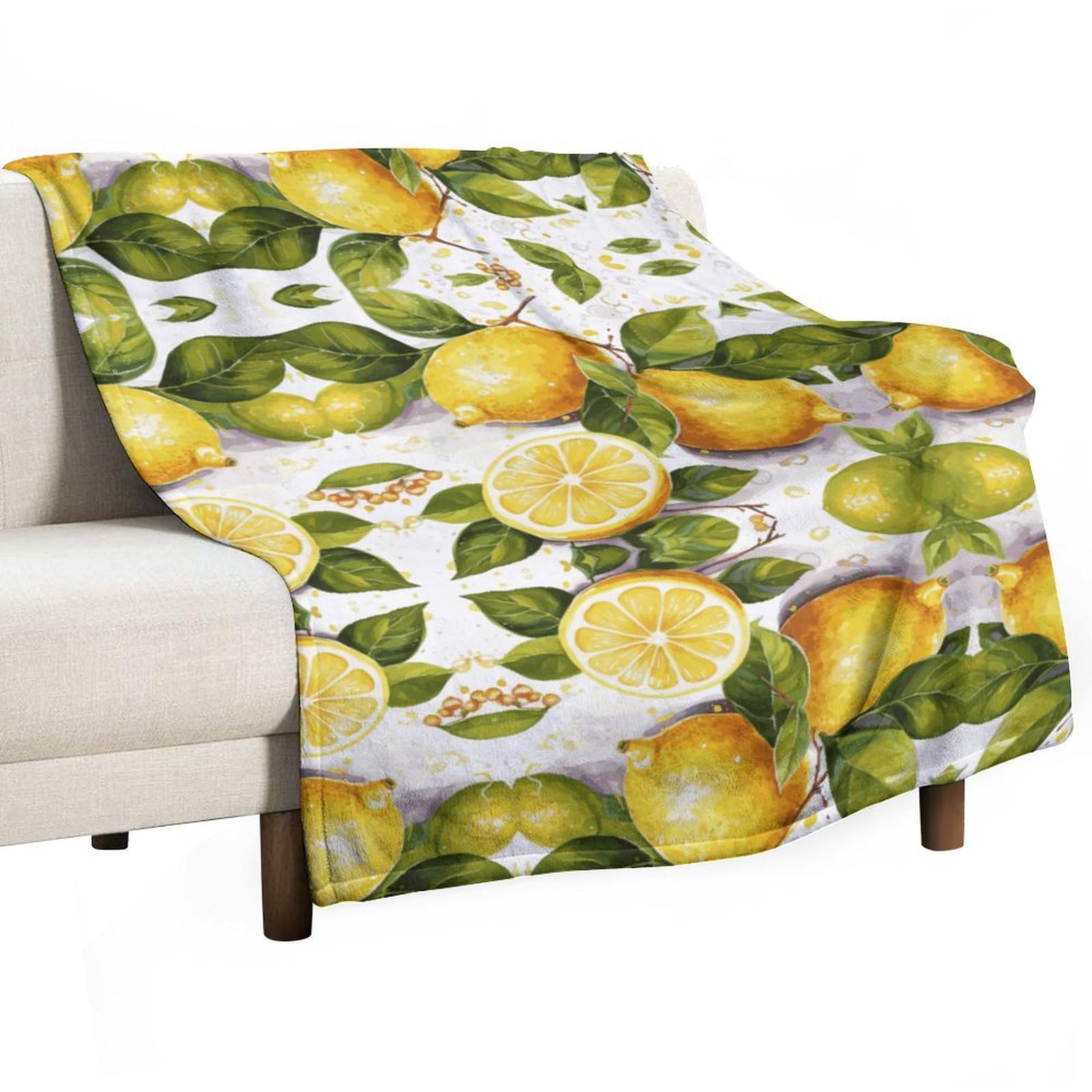 Couverture chaude en peluche de flanelle douce haute densité jaune