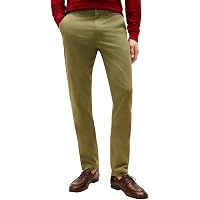 Tommy Hilfiger Uomo Pantaloni Bleecker Chino Slim Fit, Verde (Dark Artichoke)