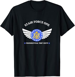 'Stair Force One', Funny Joe Biden Air Force One Trip joke T-Shirt
