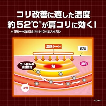Amazon.co.jp: 血流改善 肩ホットン 痛い肩コリを温熱でほぐす 肩こり