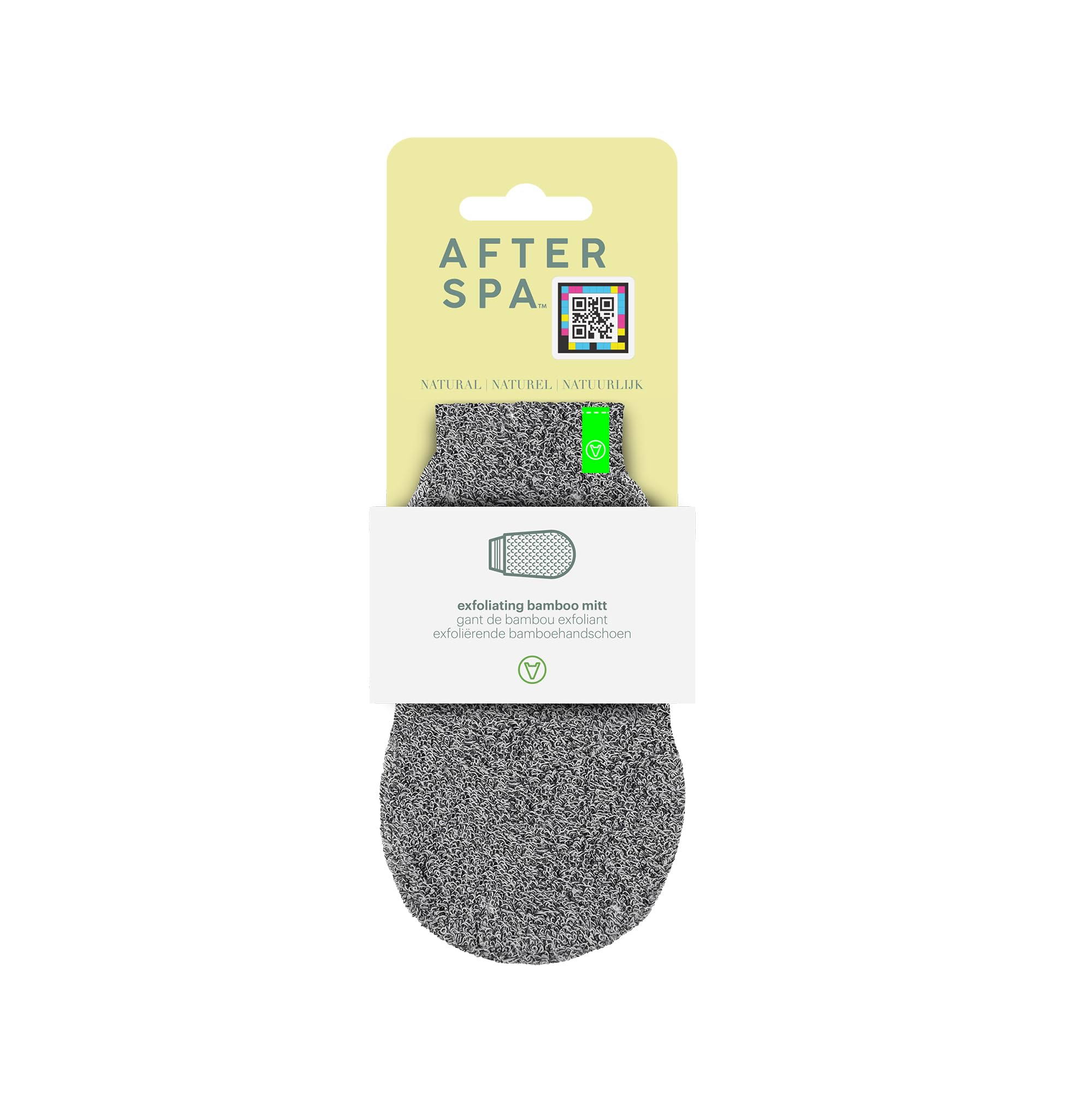 AfterSpa, Exfoliating Bamboo Mitt, 1 Mitt