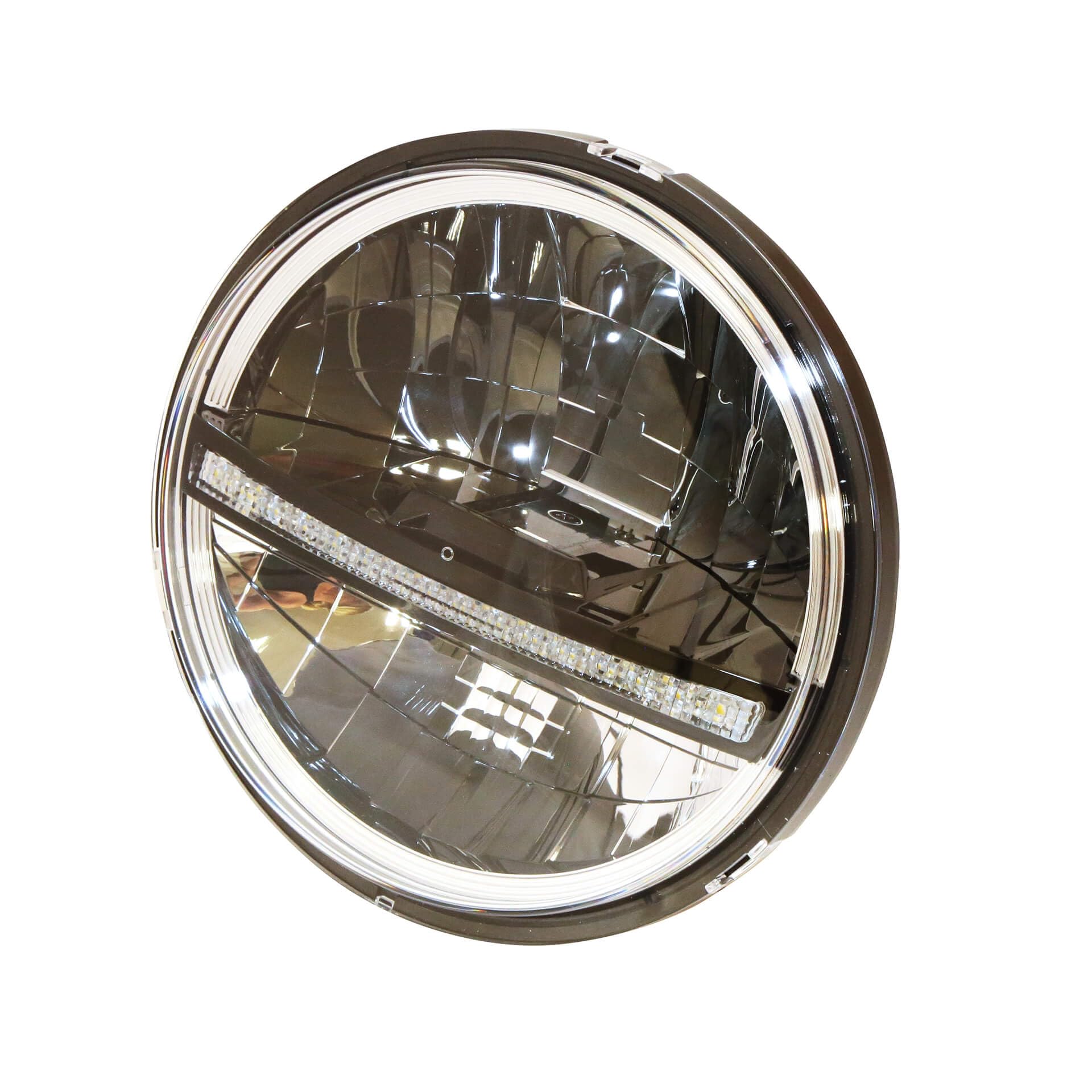 Insert de phare à DEL Highsider TYPE 12 rond 5 3/4 pouces optique moto - 5