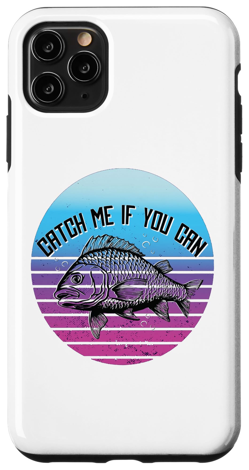 iPhone 11 Pro Max Carp fish catch me if you can fishing aquatic underwater Case