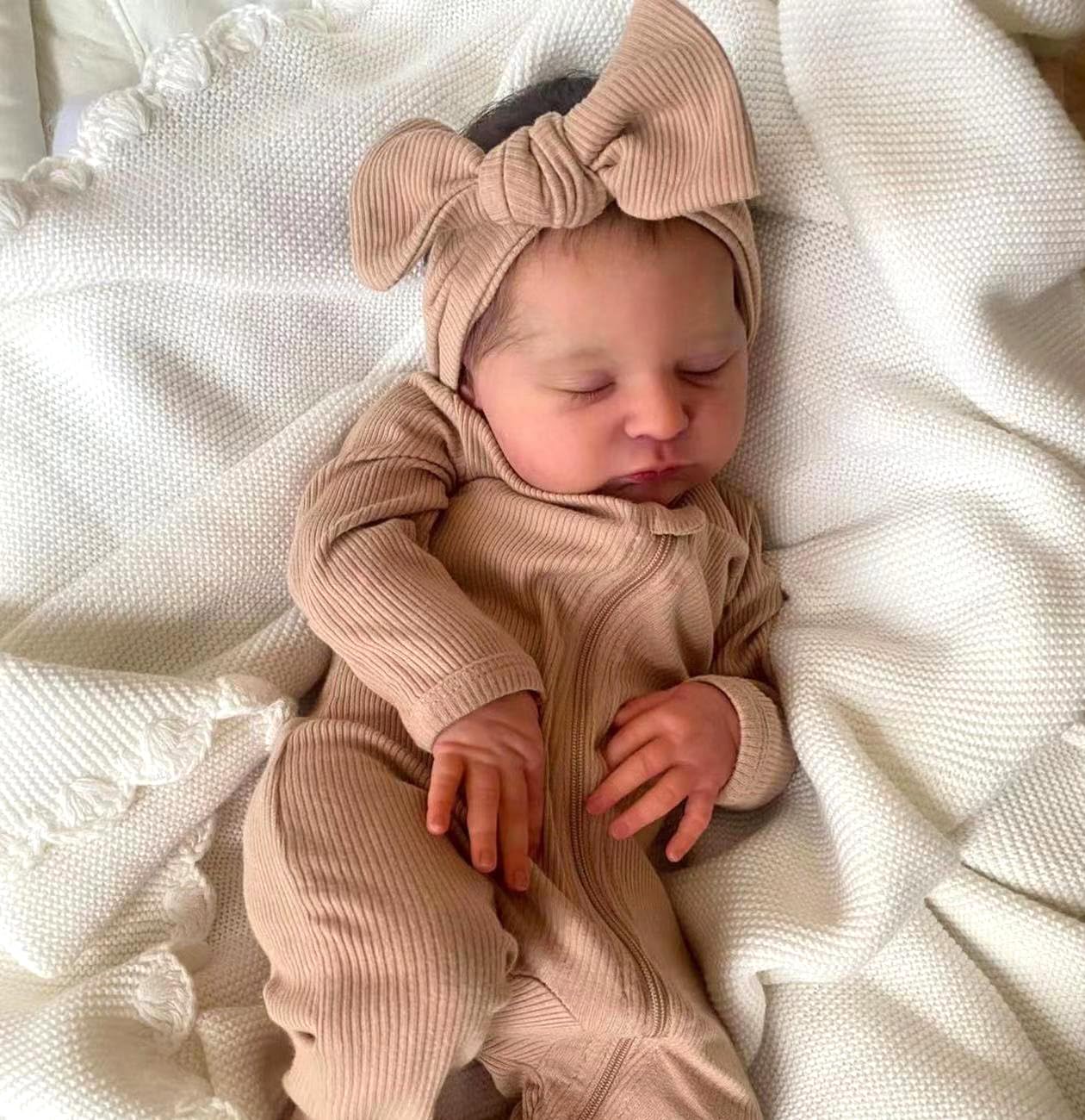 Zero pam Reborn Baby Dolls 48CM Realistic Baby Doll Reborns Babies That Look Real Silicone Reborn Dolls Lifelike Babys Doll For Girls Age 3+