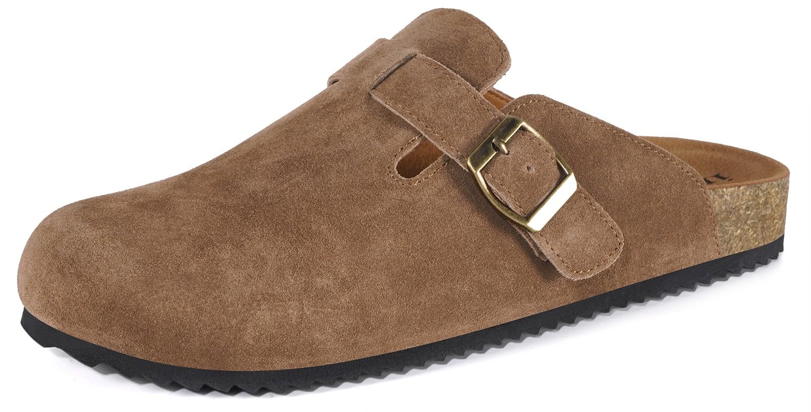 Sabot Donna Ciabatte Uomo Chiuse con Comodo Pantofole in Pelle Scarpe da Giardino Traspirante Sandali Ciabatta 36-46
