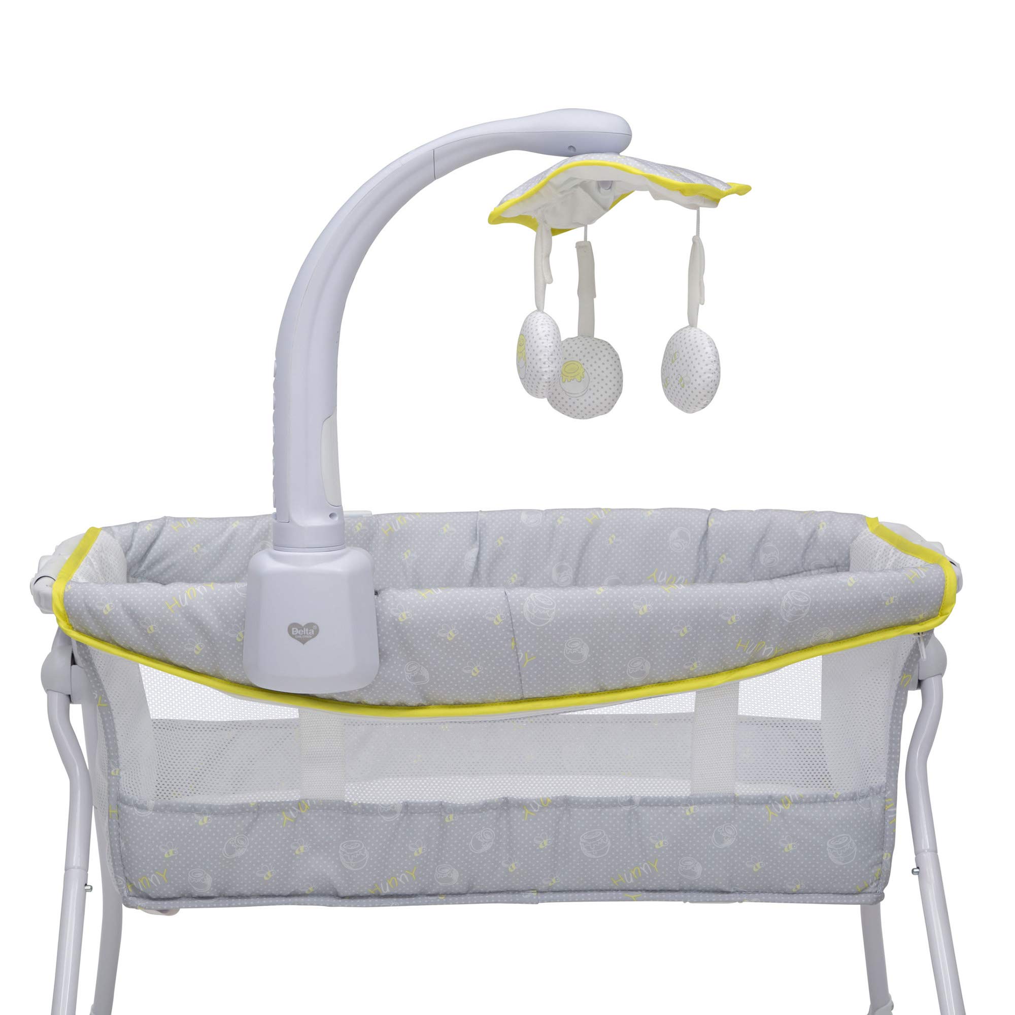 Delta Children Deluxe Activity Sleeper Bedside Bassinet Folding